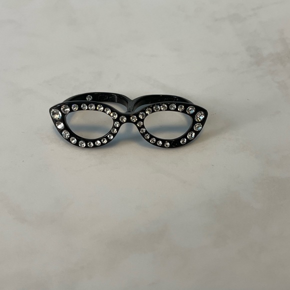 Cat Eye Double Finger Ring - Picture 1 of 2